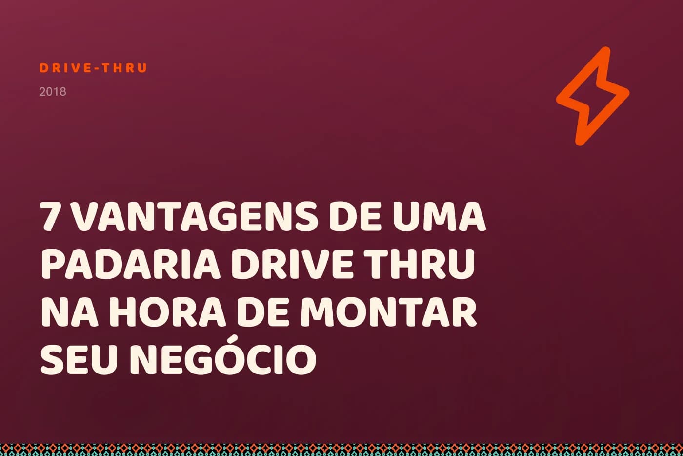 Capa da matéria: o título sobre campo bordô, com um raio no canto.