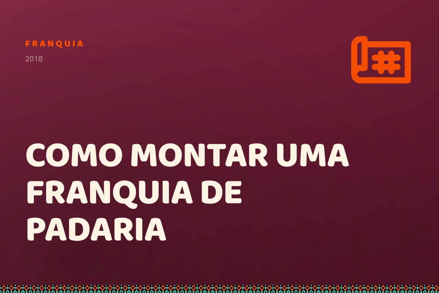 Capa da matéria: o título sobre campo bordô, com uma planta de obra no canto.