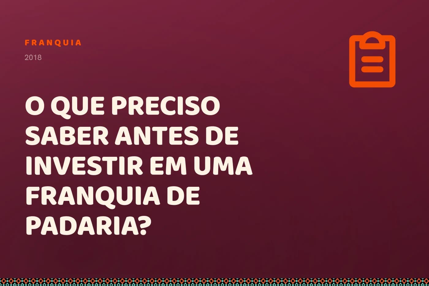 Capa da matéria: o título sobre campo bordô, com uma prancheta escrita no canto.